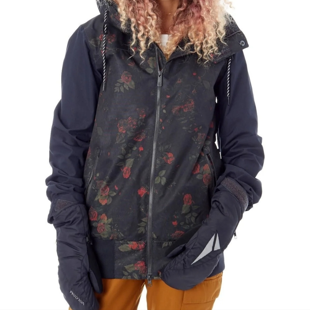 Volcom Stave Rose Print Jacket
